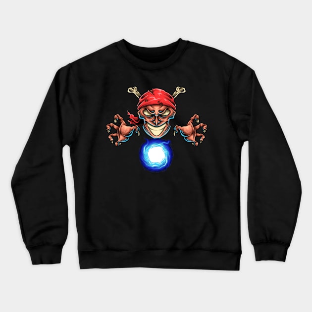 Hypnotic man Crewneck Sweatshirt by SAN ART STUDIO 